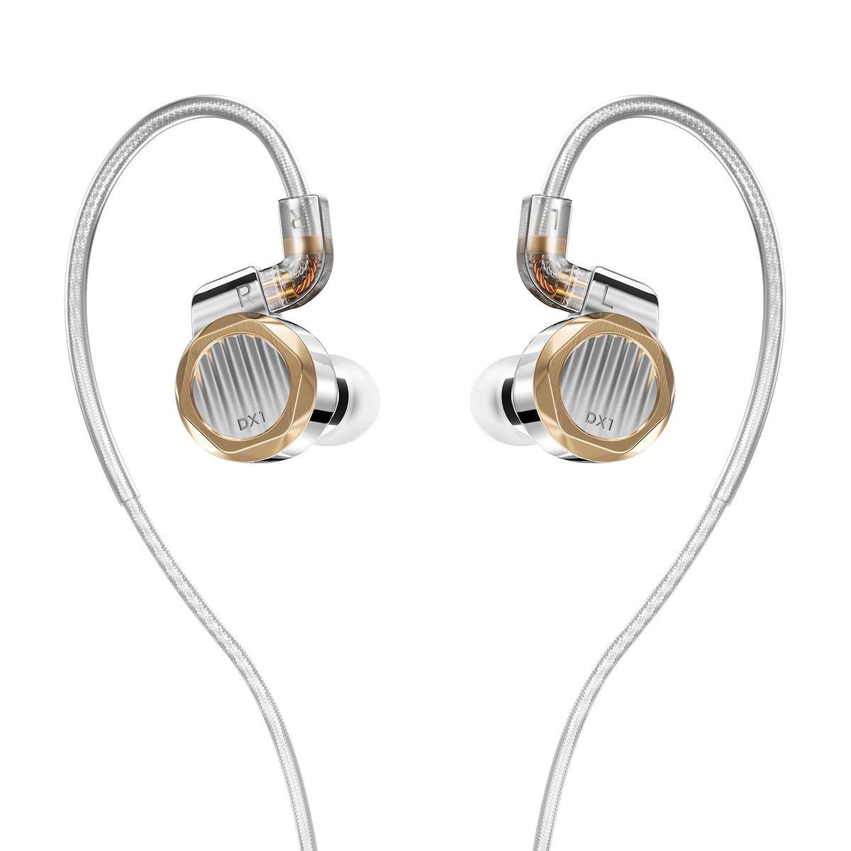 未使用に近い　LETSHUOER 「DX1」 有線イヤホン, 001LETSHUOERDX1iemheadphones_1