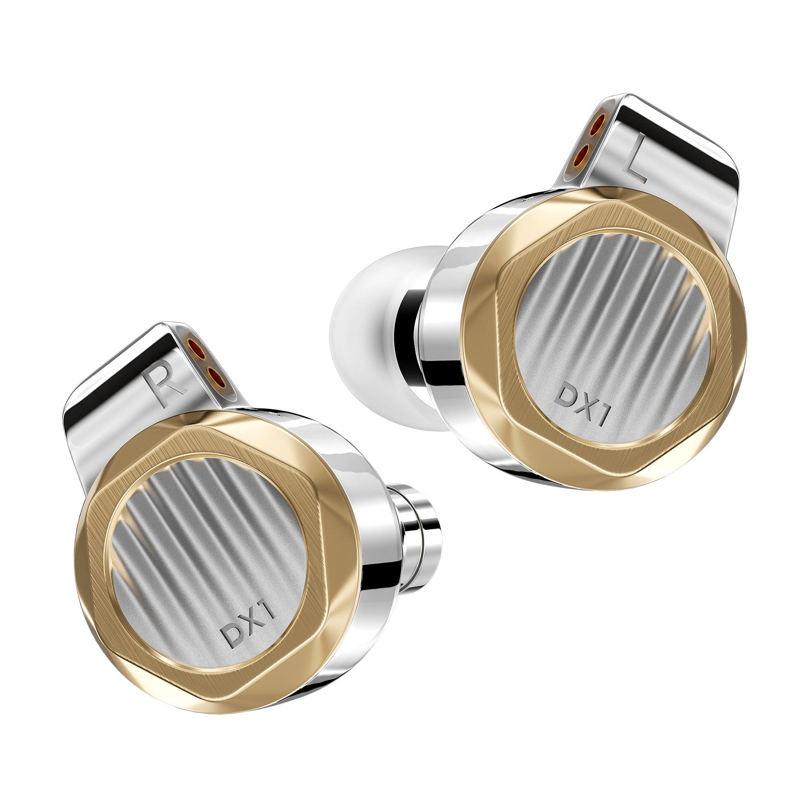 LETSHUOER DX1 11mm Single Dynamic Driver Earphones, HiFi in Ear Monitor IEM,Wired Earbuds IEM, Gaming Earbuds with Detachable silver-plated monocrystalline copper cable for Musician Audiophile Singer
