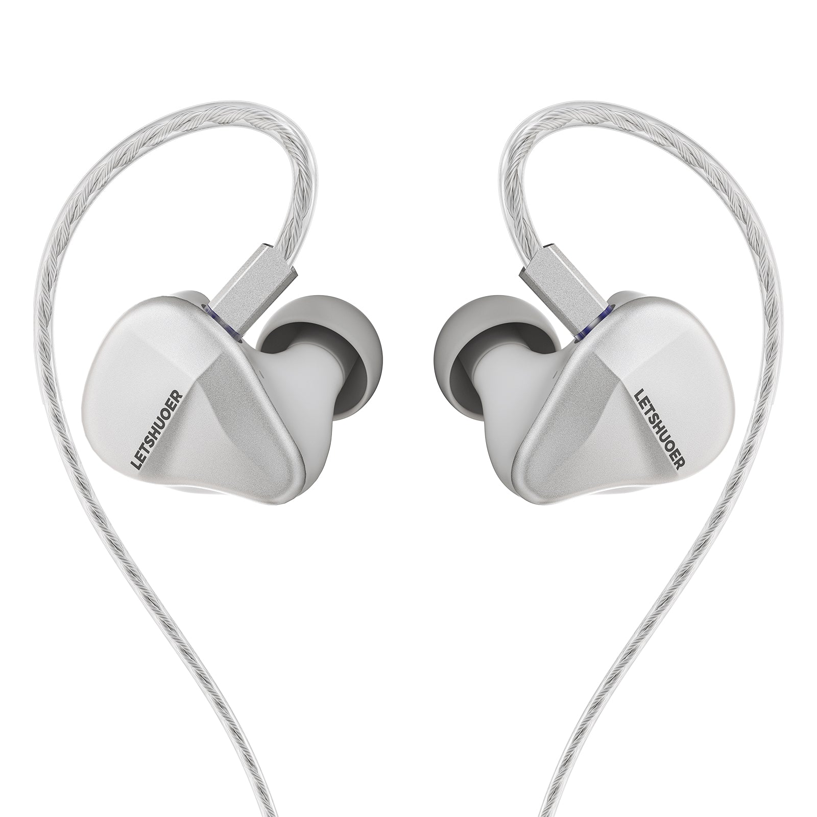 LETSHUOER Cadenza4 wired IEM Hifi earphones Beryllium coated DD BA hybrid High-fidelity monitoring in-ear monitor