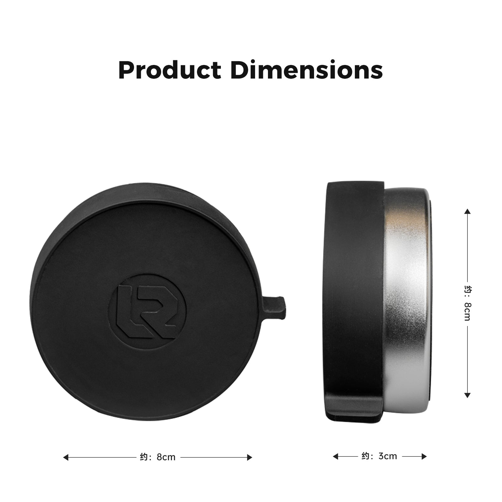 LETSHUOER BS1 Metal Round Earphone Storage Case Earbud Case Headphone Case Carrying Case Durable Organizer for Audio Accessories