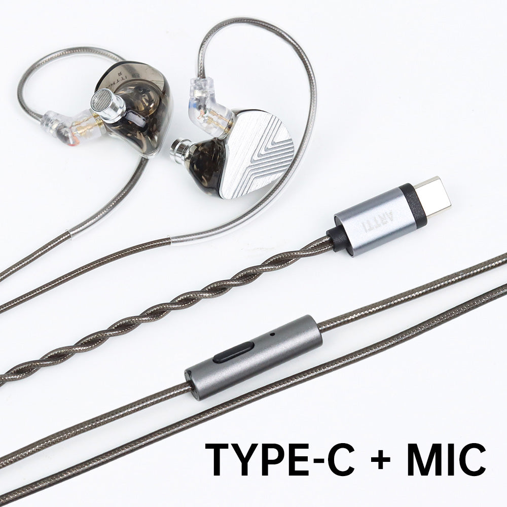 ARTTI R3 10mm Beryllium Diaphragm Dynamic Driver in Ear Headphones Hifi IEM