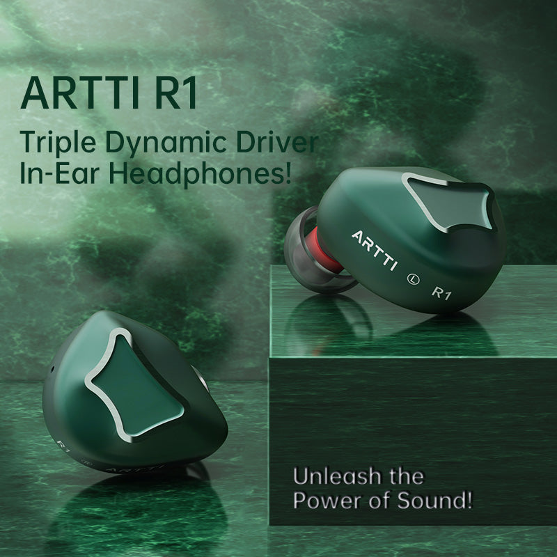 ARTTI R1 Triple dynamic drivers 3DD HiFi Bass Wired IEM