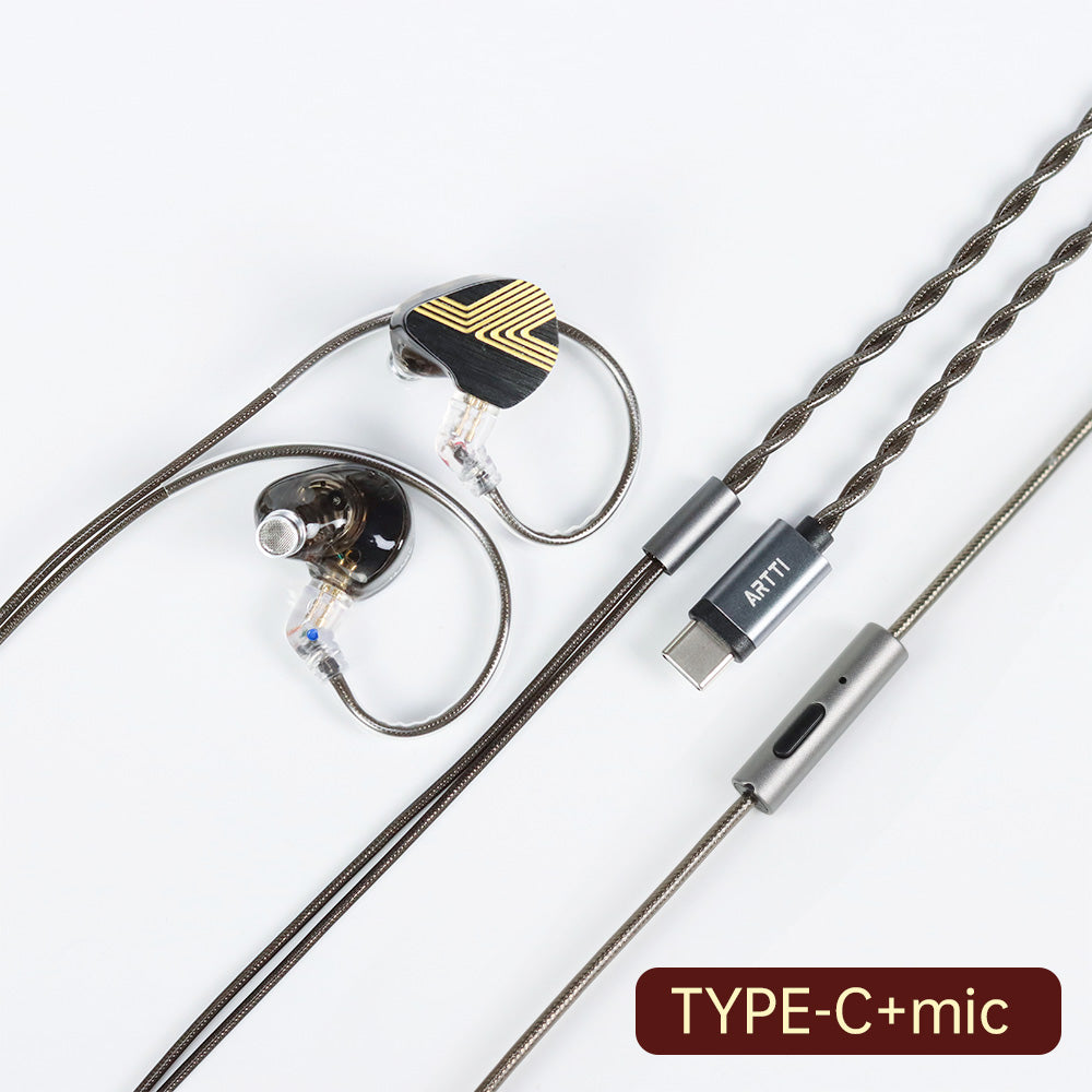 ARTTI TR1 1DD+1BA Wired HiFi IEM Beryllium-plated Dynamic Driver Monitor In Ear Earphones