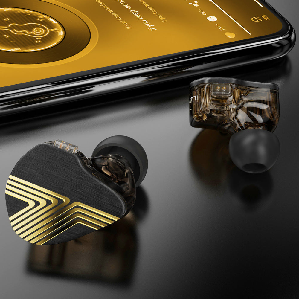 ARTTI TR1 1DD+1BA Wired HiFi IEM Beryllium-plated Dynamic Driver Monitor In Ear Earphones