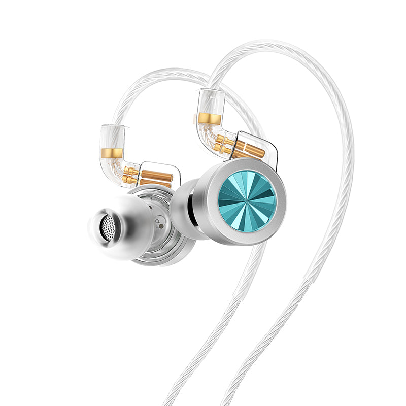 LETSHUOER D02 In-Ear Monitor Hifi IEM Wired Earphones for Type-C / 3.5mm