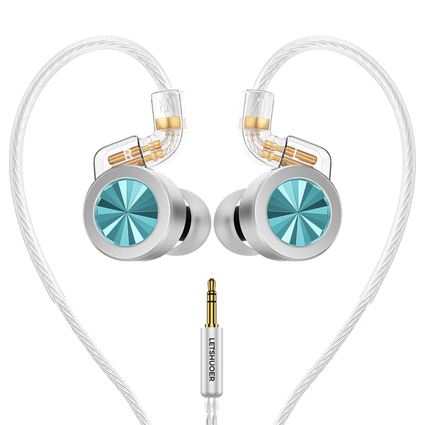 Q4092 LETSHUOER DX1 有線イヤホン Amazon.co.jp: LETSHUOER 「DX1」 有線イヤホン,11mmアルミ