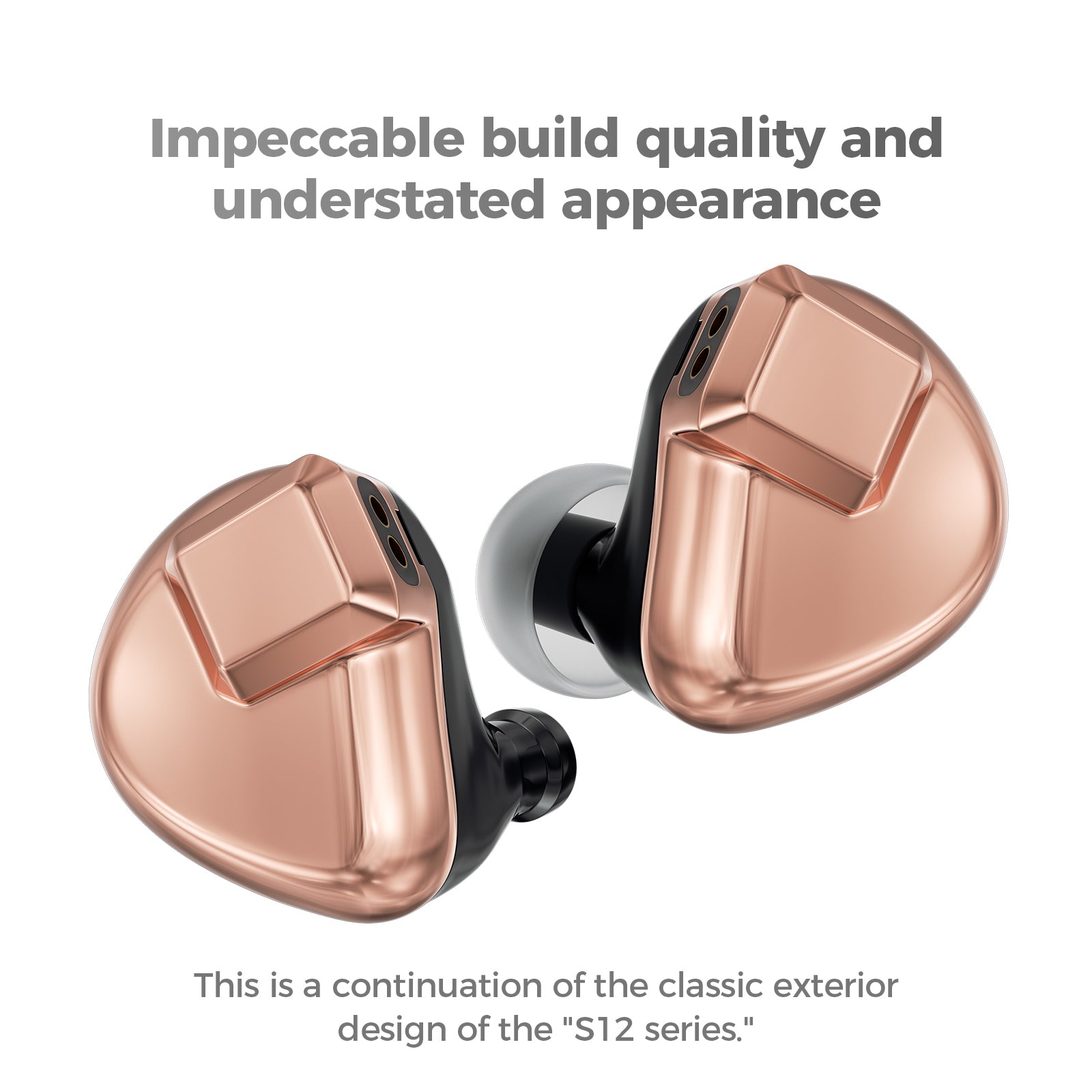 Letshuoer S12 2024 Edition 14.8mm Planar Magnetic Driver in Ear Monitor Earphone HiFi IEM Wired Earbuds Planar Headphones with Detachable 2pin Silver Plated Cable for Musicians Audiophiles Studio