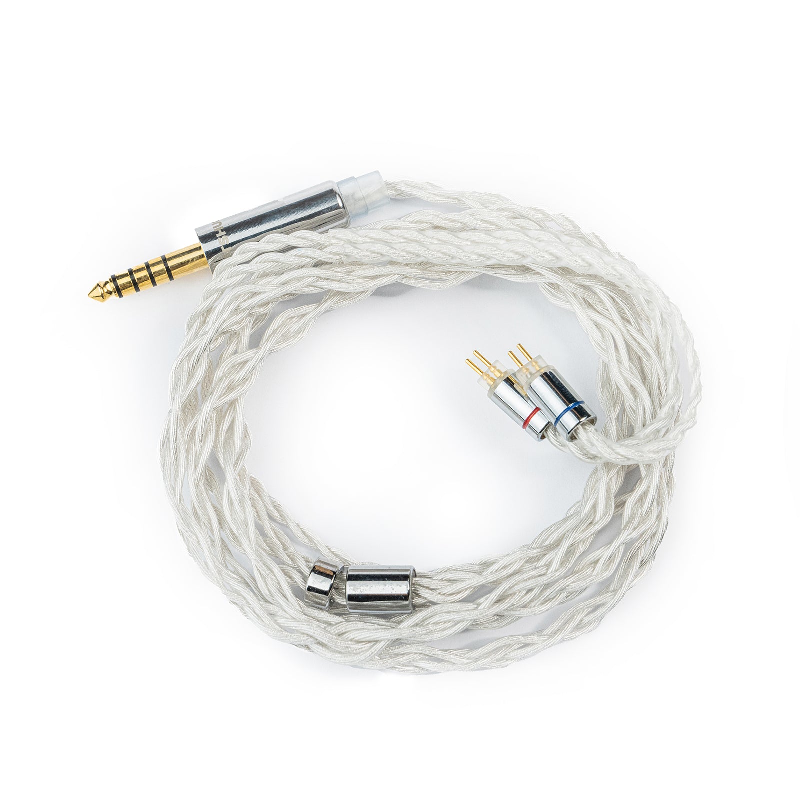 LETSHUOER M11 3.5mm single & 4.4mm balance with 2 pin 392-strands silver-plated copper wire