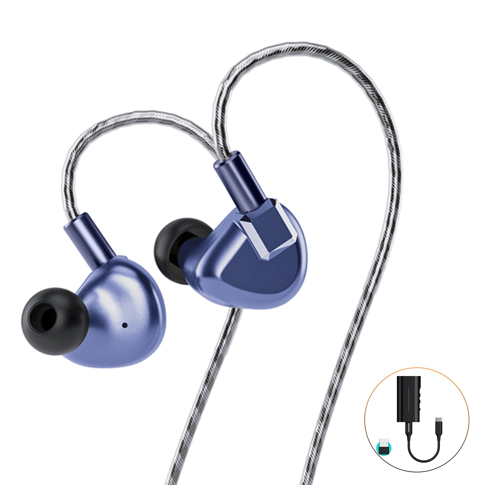 LETSHUOER S12 PRO | Magnetic planar earphones Hi-Fi planar IEM 