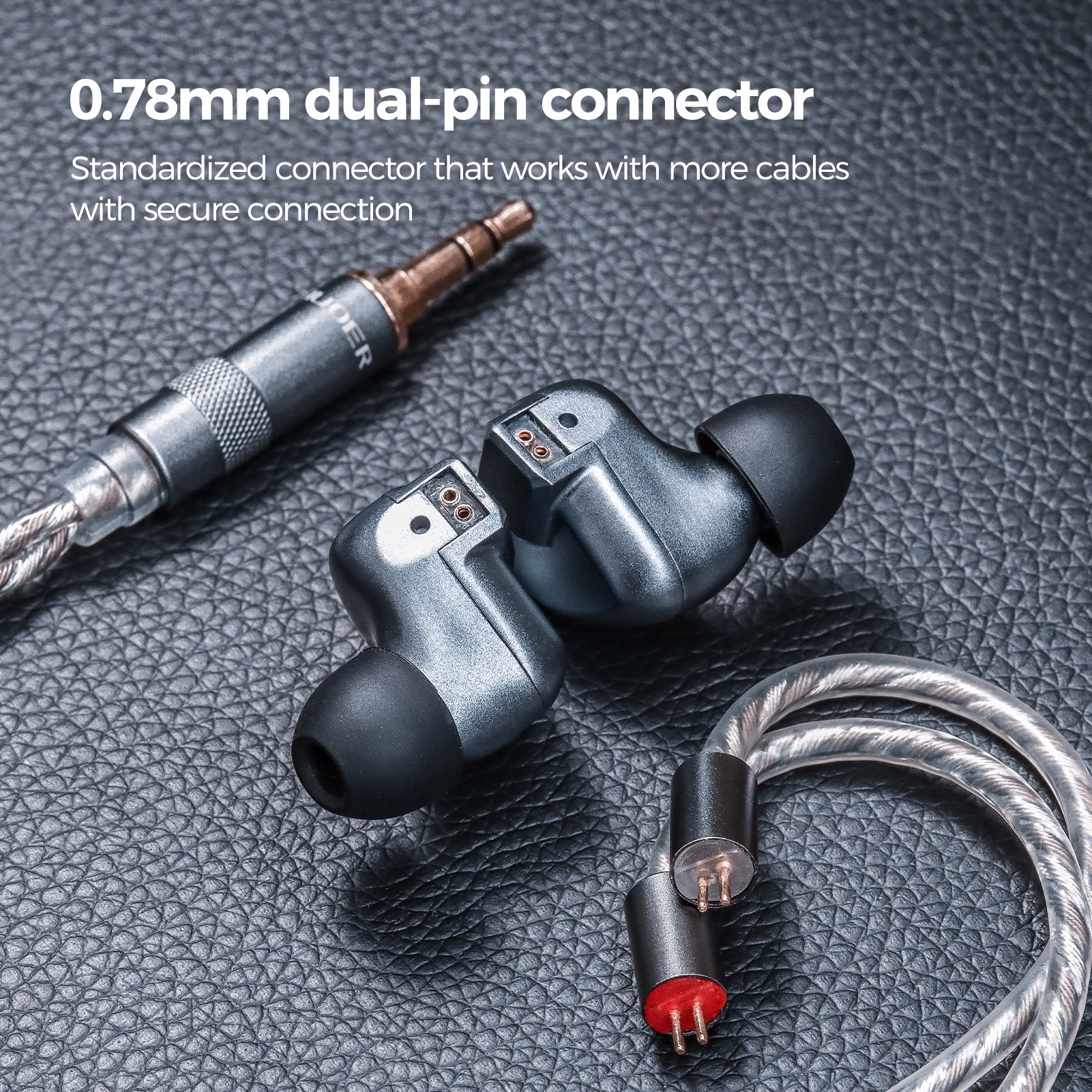 LETSHUOER S12 イヤホン 平面型IEM ベストバリューHi-Fiイヤホン